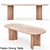 Modern Paden Dining Table Set 3D model small image 4