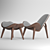 Elegant Shell Chair: Modern Comfort 3D model small image 2