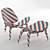 Elegant Shell Chair: Modern Comfort 3D model small image 4