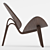 Elegant Shell Chair: Modern Comfort 3D model small image 8