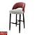 Acorus Upholstered Bar Chair - Stylish and Comfortable 3D model small image 5