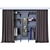 2-Compartment Wardrobe with Editable Poly 3D model small image 6