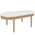 Elegant Oval Kam Ce Kam Coffee Table 3D model small image 1