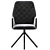 Donny Taupe Dining Chair 3D model small image 2