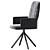 Donny Taupe Dining Chair 3D model small image 3