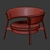 Elegant Gerli Chair for Modern Spaces 3D model small image 4