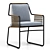 Elegant Outdoor Dining Chair - Roda 3D model small image 1