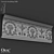 Classic Cornice C308 - Unique Decor for Your Space 3D model small image 2