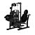 Leg Curl Seated Gym Equipment 3D model small image 1