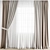 Premium Polygonal Curtain Model 3D model small image 1