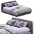 Elegant Ermes Bed: Flou's Finest 3D model small image 2