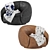 Elegant Tacchini Julep Leather Armchair 3D model small image 6