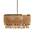 Coconut Bead Pendant Chandelier 3D model small image 1