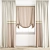 Polygonal Curtain Model - High Quality, Various Formats 3D model small image 1