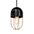 Stylish Metal Cage Pendant 3D model small image 1
