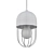 Stylish Metal Cage Pendant 3D model small image 2