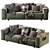  Hills: Stylish Sofa for Modern Living 3D model small image 1