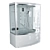 Elegant Pronto 170x100 Shower Enclosure 3D model small image 1