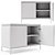 Luxury Lieutenant Cabinet: Elegant Design with Optional Finishes 3D model small image 2