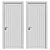 Sleek Interior Door Design 3D model small image 2