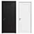 Sleek Interior Door - 3D Model 3D model small image 1