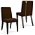 Fendi Casa Luxury Dining Set 3D model small image 3