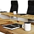 Sleek Lifewood Conference Table 3D model small image 5