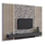 Sleek TV Wall Set 017 3D model small image 3