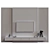 Sleek TV Wall Set 017 3D model small image 6