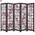 Chinese Sakura Screen: 5-Section, 180cm 3D model small image 1