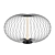 Stylish Carbony Ceiling Lamp 3D model small image 1
