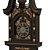 Vintage Timepiece: Stunning Antique Wall Clocks 3D model small image 2