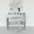 SMÅGÖRA SMOGÖRA Writing Desk - Modern White Desk for Creative Workspace 3D model small image 5