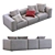 Sleek & Stylish Sofa: Pasha by Jesse 3D model small image 6