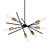 Astra 6 Light Sputnik Chandelier 3D model small image 1