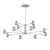 Stylish Desi Loft Chandelier 3D model small image 2