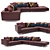 Bruce Leather Sofa Vol-3: Stylish & Spacious 3D model small image 2