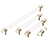 OM Handle Furniture Bracket/Corkscrew - Push-Pull Brand 3D model small image 1