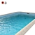 Venezuela Comfort Composite Pool: Seamless Design, 10.3m Length, 3.95m Width, 1.9m 3D model small image 3