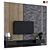 Modern TV Wall Set 021 3D model small image 1