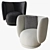 Rico Armchair: Modern Elegance by Ferm 3D model small image 2