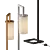 Modern Metal Hook Floor Lamp 3D model small image 2