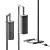 Modern Metal Hook Floor Lamp 3D model small image 3