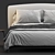 Luxury Italian Flou Olivier Bed 3D model small image 3