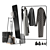 Modern Entryway Set: Mirror, Clothes Rack, Ottoman | Ikea 3D model small image 8