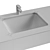 VitrA S20 Built-in Washbasin 5474B003 3D model small image 2