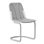 Elegant Thorne Leather Desk Chair 3D model small image 4