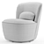 Dantone Home Twain Swivel Armchair 3D model small image 2