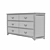 Olivia Chest of Drawers with Six Spacious Compartments 3D model small image 4