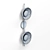 Ceto Wall Light - Stylish Glass and Metal Illumination 3D model small image 2